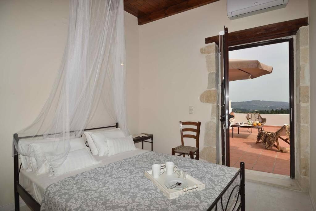 Villa Christini A Luxury Villa With Amazing Views Tzitzifés Extérieur photo